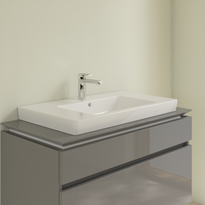 Villeroy&Boch Subway 2.0 Раковина 80х47 см, 1 отв., с переливом, цвет: белый