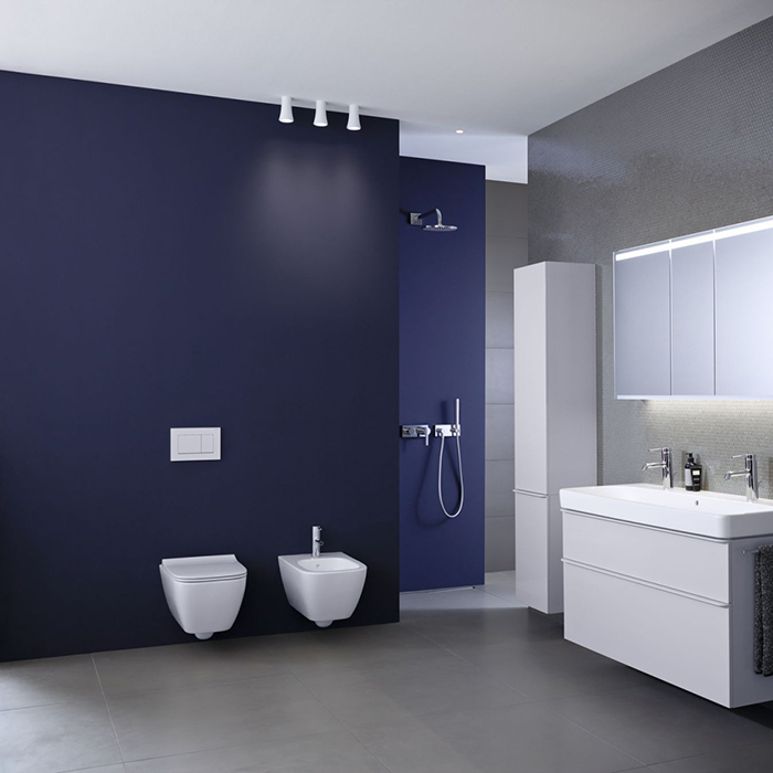 Geberit Smyle Square Биде подвесное 35х54см., 1 отв., цвет: белый