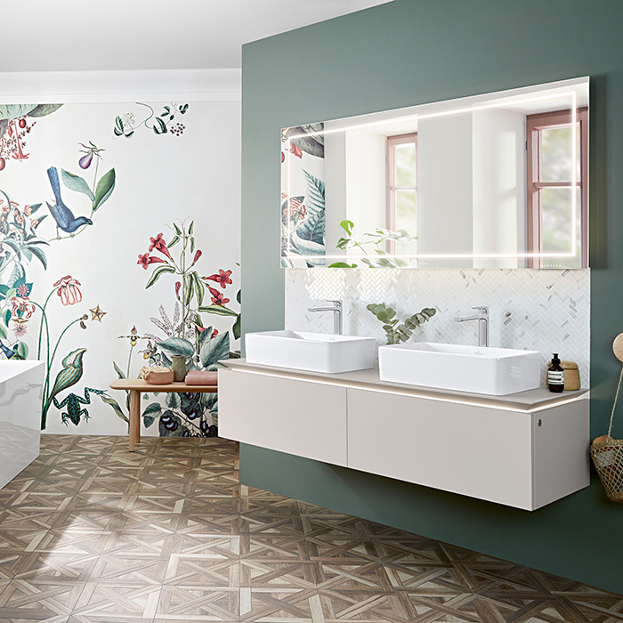 Villeroy&Boch Collaro Раковина накладная 56х36х14.5см., без отв., цвет: альпийский белый