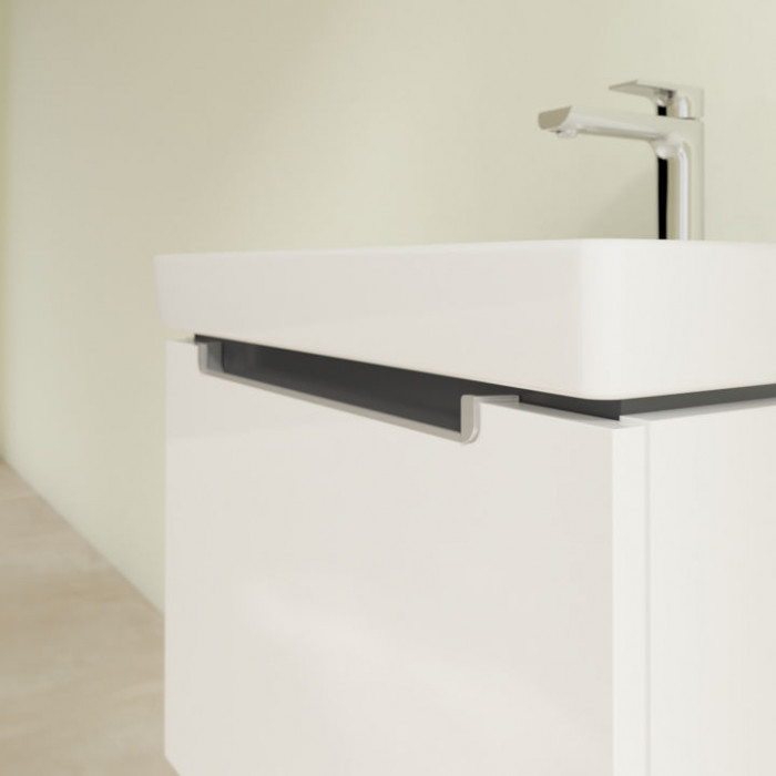 Villeroy&Boch Subway 2.0, Тумба под раковину, подвесная, 58.7x42x45.4см., цвет: белый
