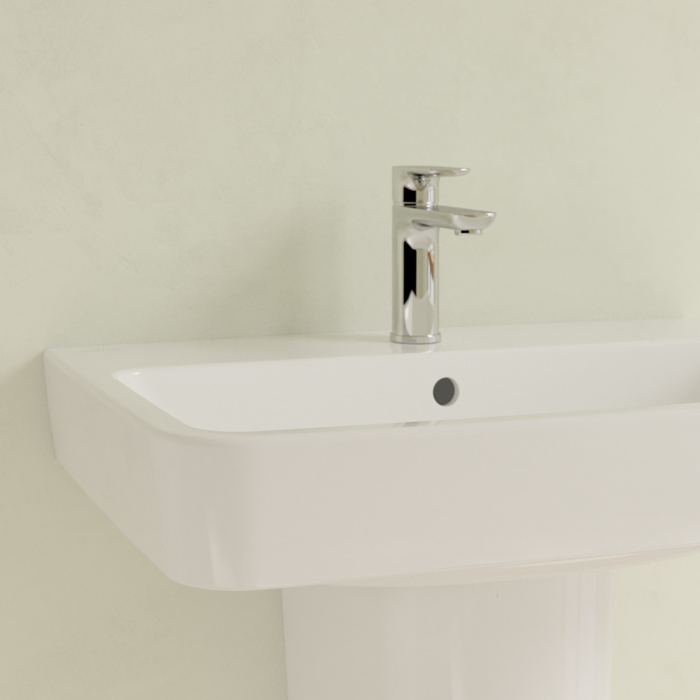 Villeroy&Boch O.novo раковина 65x46x17.5см., 1 отв., подвесная, с переливом, цвет: альпийский белый