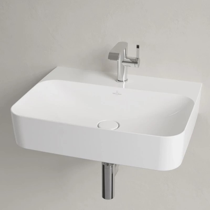 Villeroy&Boch Finion Раковина 60x47см., подвесная, 1 отв., без перелива, цвет: альпийский белый