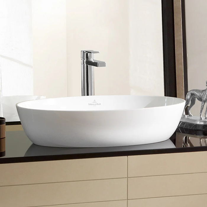 Villeroy&Boch Artis Раковина 61х41х13см., накладная, без отв., без перелива, цвет: альпийский белый