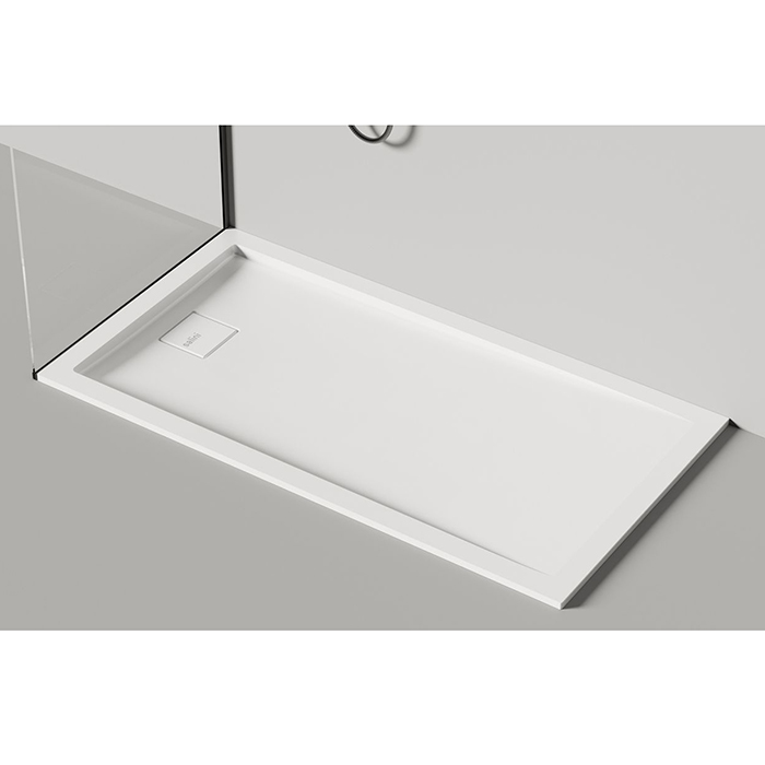 Salini Capri Поддон 150х80х8cм, с сифоном, S-Sense, цвет: белый матовый