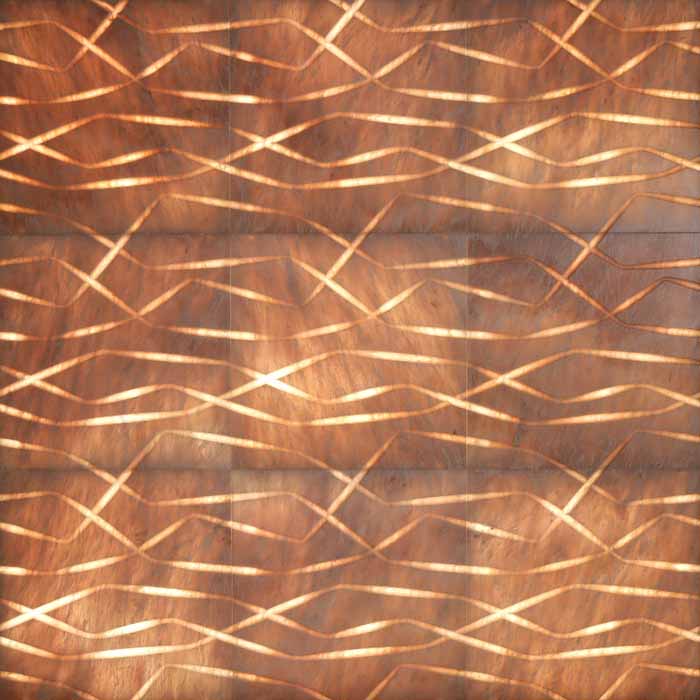 Lithos Design Pietre luminose Натуральный камень 60x60x5.4см, настенный, материал: мрамор rosa egeo/vega