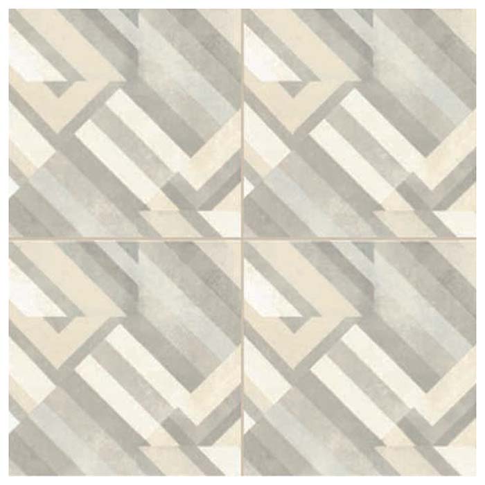 Mutina Azulej Керамогранит 20x20см, универсальный, глазурованный, цвет: prata bianco