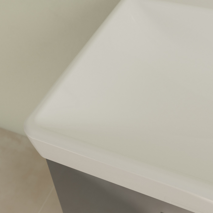 Villeroy&Boch Avento Раковина 80x47 см, 1 отв., с переливом, с антигрязевым покрытием CeramicPlus, цвет: белый