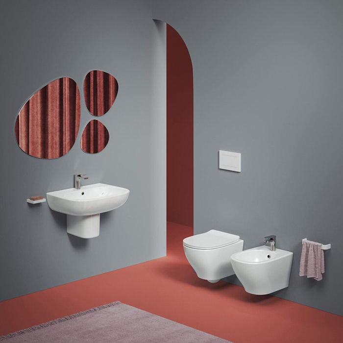 Artceram Ten Унитаз 52x36см., подвесной, безободковый, с крепежом, цвет: белый матовый