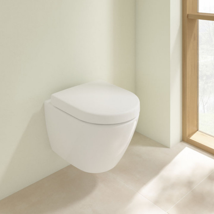 Villeroy&Boch Subway 3.0 Унитаз 48х35см., подвесной, Rimless, цвет: белый