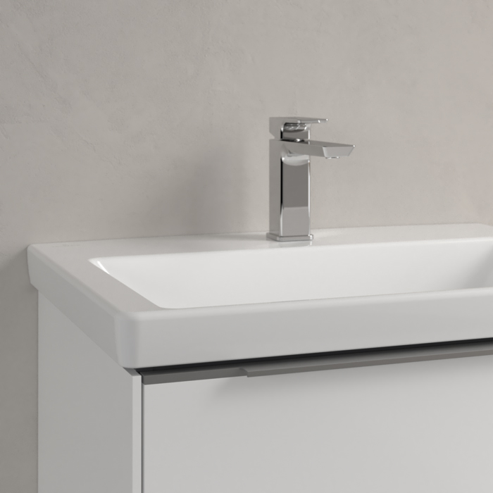 Villeroy&Boch Subway 3.0 Раковина 65х47х16.5см., 1 отв., подвесная, без перелива, цвет: альпийский белый