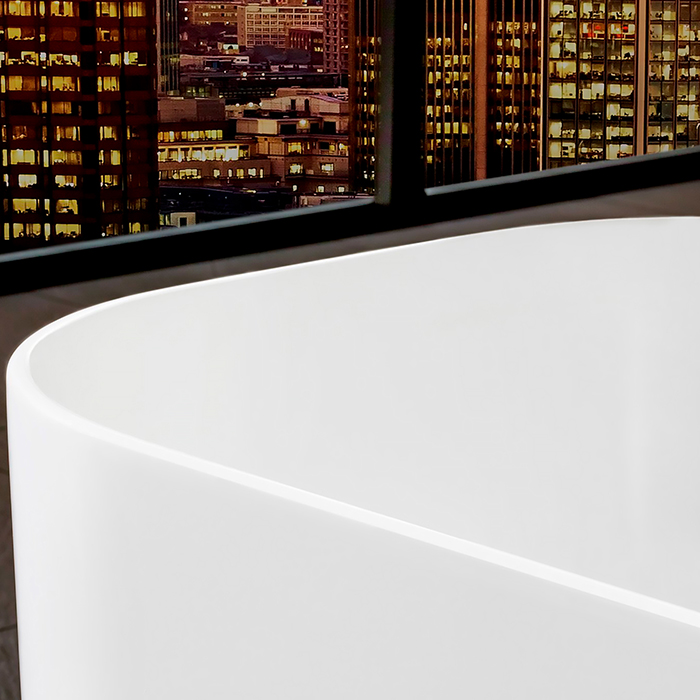 Villeroy&Boch Finion Ванна 170х70х62см., отдельностоящая, Quaryl®, цвет: альпийский белый/золото