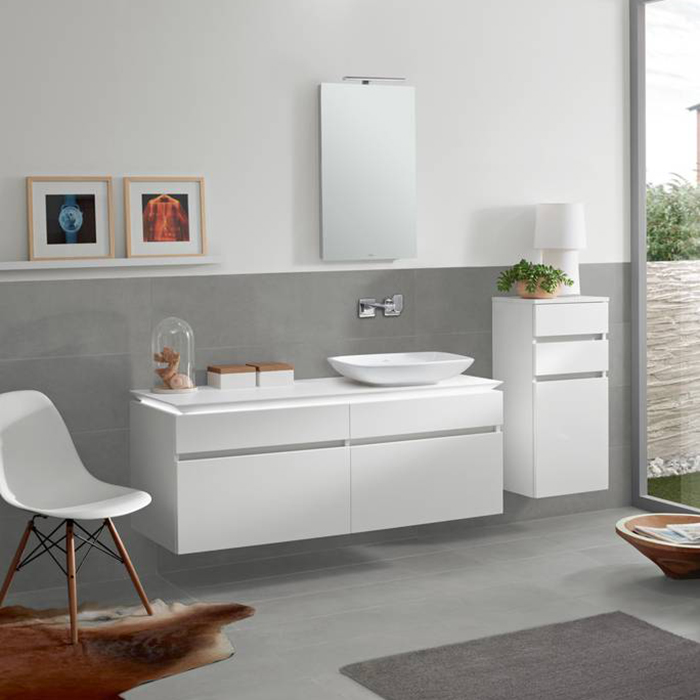 Villeroy&Boch Loop&Friends Раковина 58.5x38 см, без отв., с переливом, с антигрязевым покрытием CeramicPlus, цвет: белый
