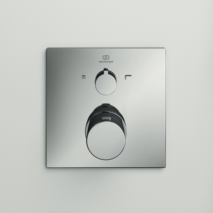 Ideal Standard Ceratherm C100 Смеситель для душа, встраиваемый, термостатический, для монтажа с комплектом EASY-BOX A1000NU, цвет: хром