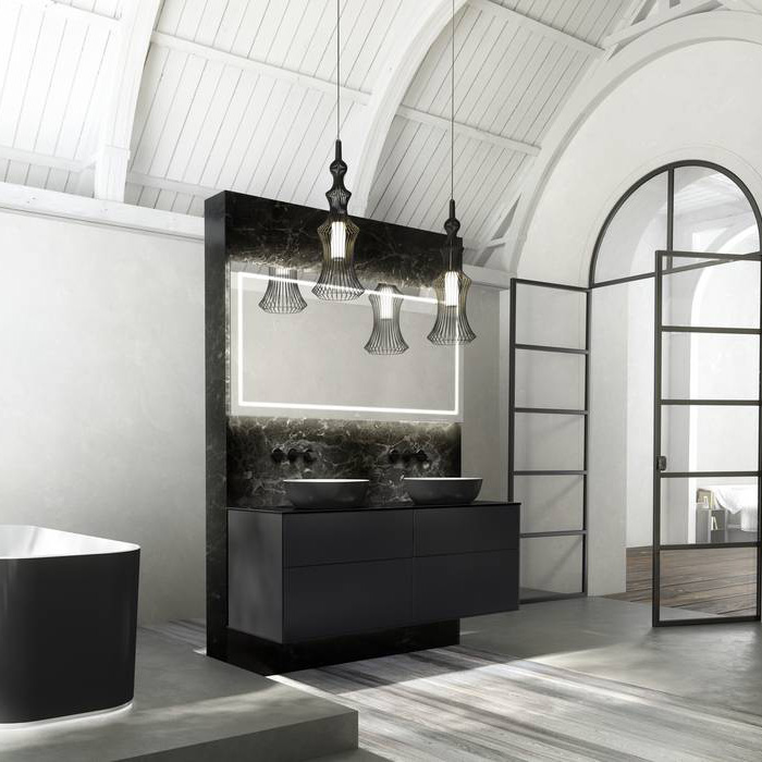 Villeroy&Boch Artis Раковина 43x43x13см., накладная, цвет: черный/белый