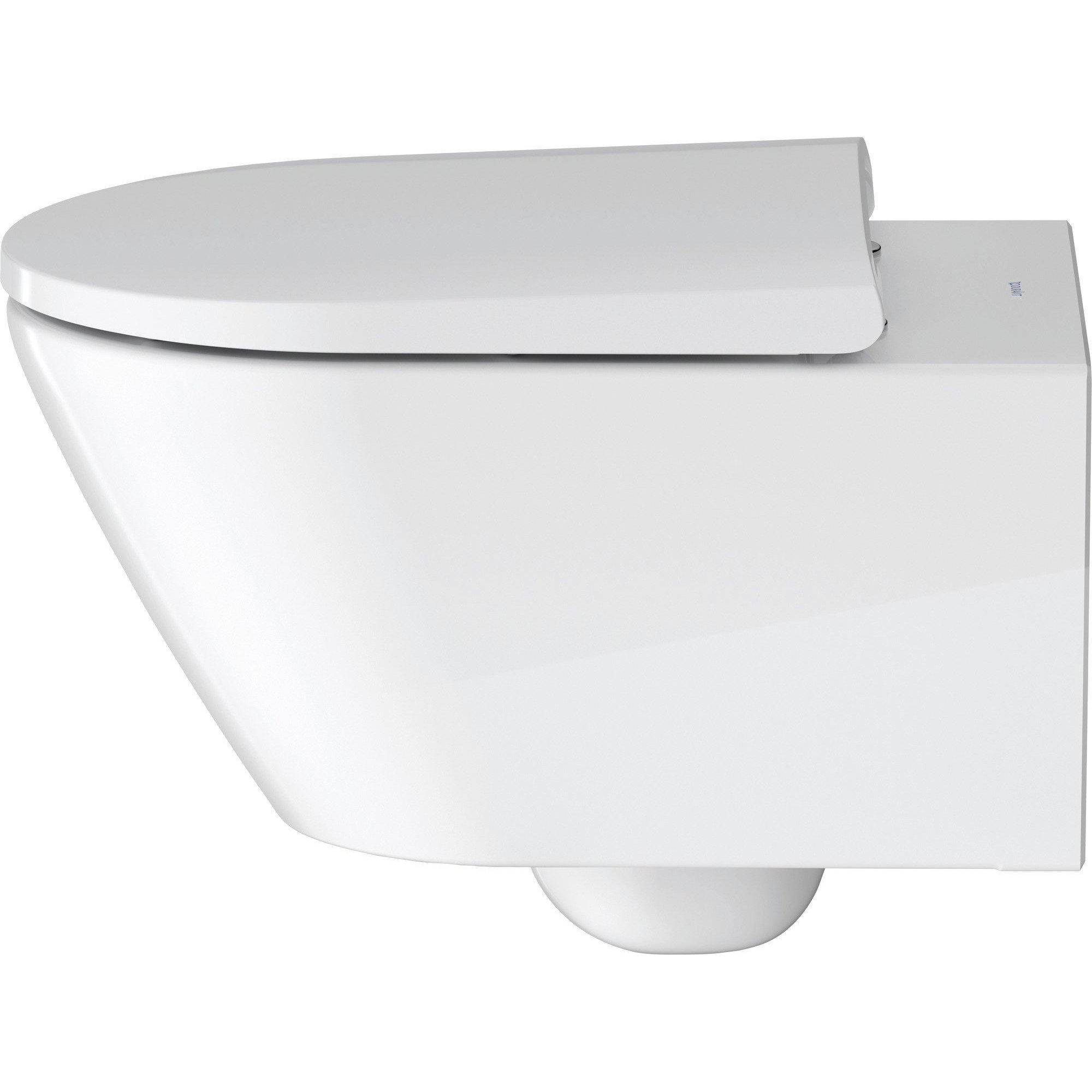 Duravit D-Neo Унитаз подвесной 37x54 см, безободковый, в комплекте с сиденьем 0021690000, цвет: белый