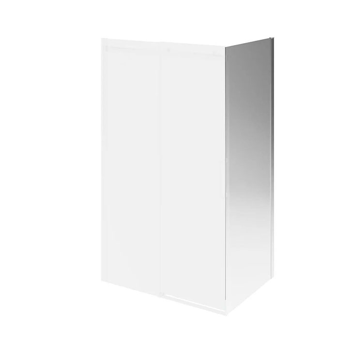 Kerama Marazzi Cristallo Душевая боковая панель 90x210см., цвет: брашированный никель