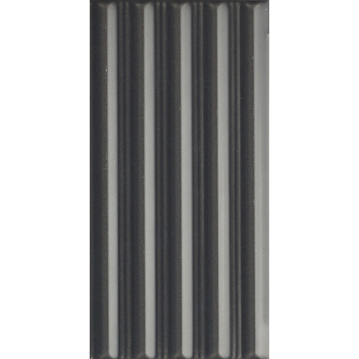 41zero42 Wigwag Керамическая плитка 7.5х15см., настенная, цвет: Black