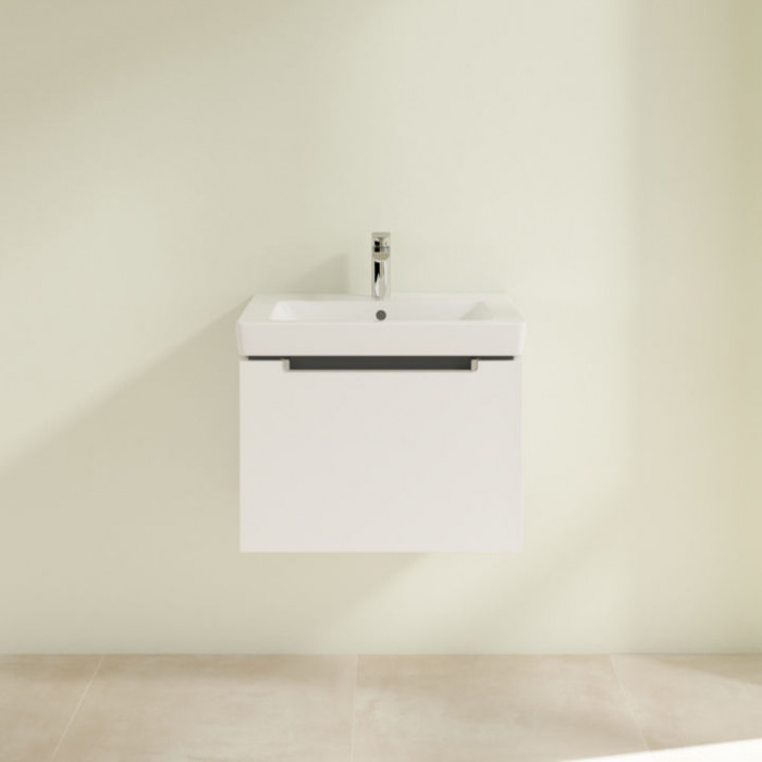 Villeroy&Boch Subway 2.0, Тумба под раковину, подвесная, 58.7x42x45.4см., цвет: белый