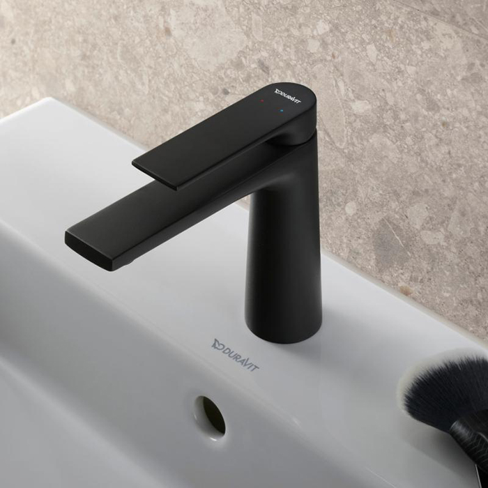 Duravit Tulum Смеситель для раковины, 1 отв., без донного клапана, цвет: черный матовый