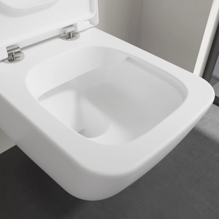 Villeroy & Boch Venticello Унитаз подвесной, 56х37.5см., безободковый, цвет: белый матовый