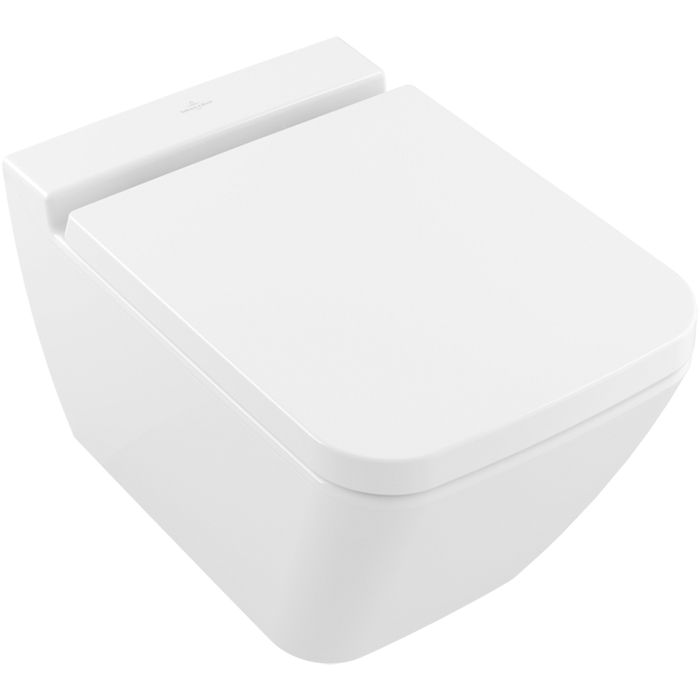Villeroy & Boch Finion, Унитаз подвесной, размер 37.5x56см, с антигрязевым покрытием CeramicPlus, цвет: белый