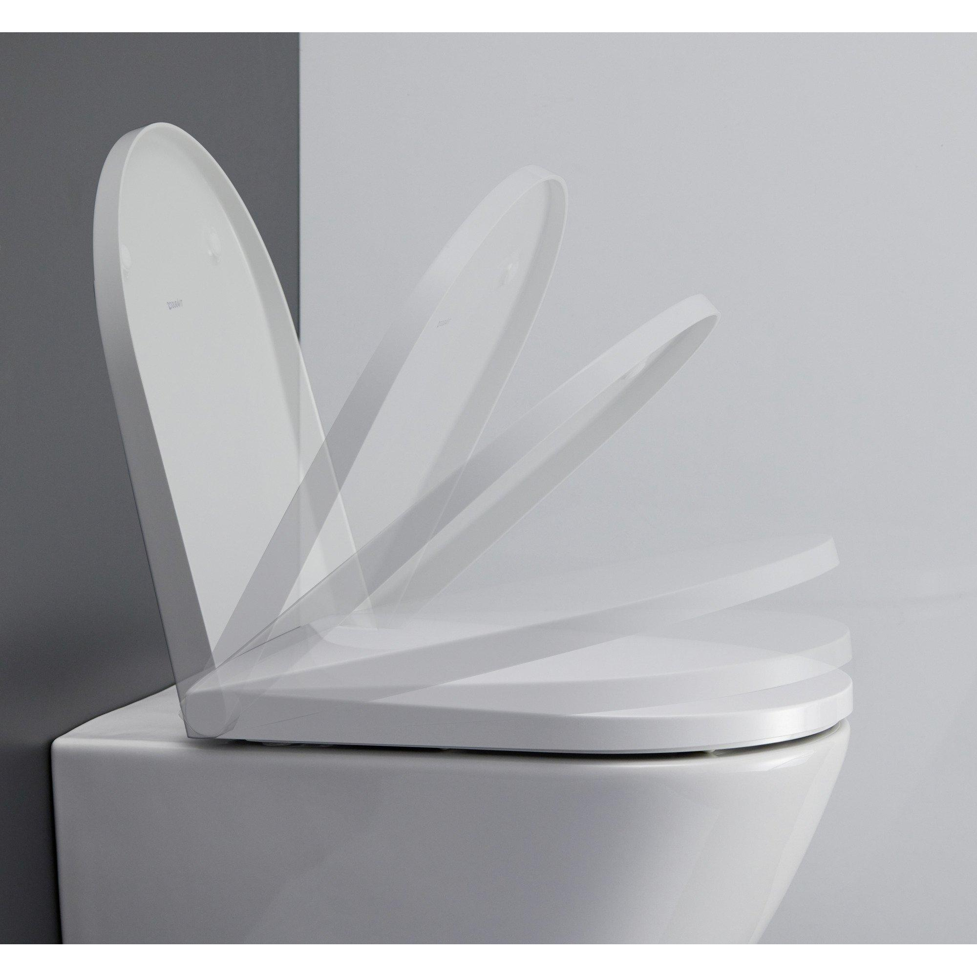 Duravit D-Neo Унитаз подвесной 37x54 см, безободковый, в комплекте с сиденьем 0021690000, цвет: белый