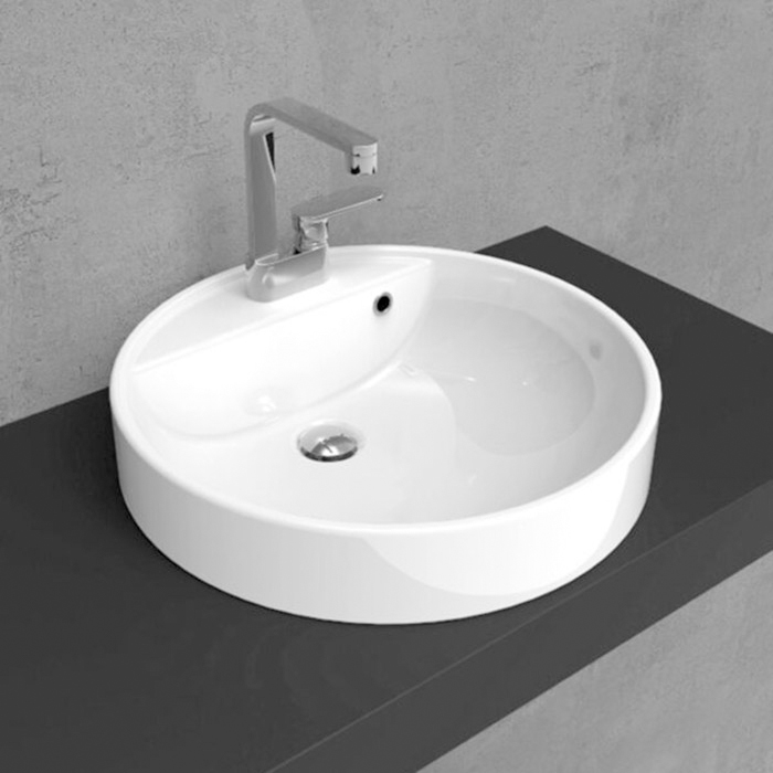Flaminia Twin Раковина 52.5x10 см, 1 отв., цвет: белый