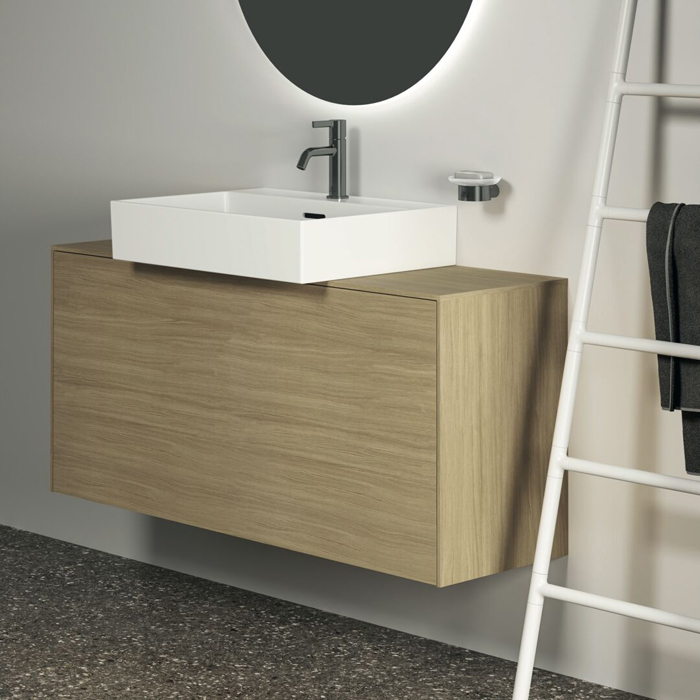 Ideal Standard Conca Мыльница с держателем, настенный, цвет: PVD Magnetic Grey/матовое стекло