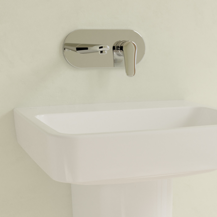 Villeroy&Boch O.novo раковина 55x46x17.5см., без отв., подвесная, без перелива, цвет: альпийский белый