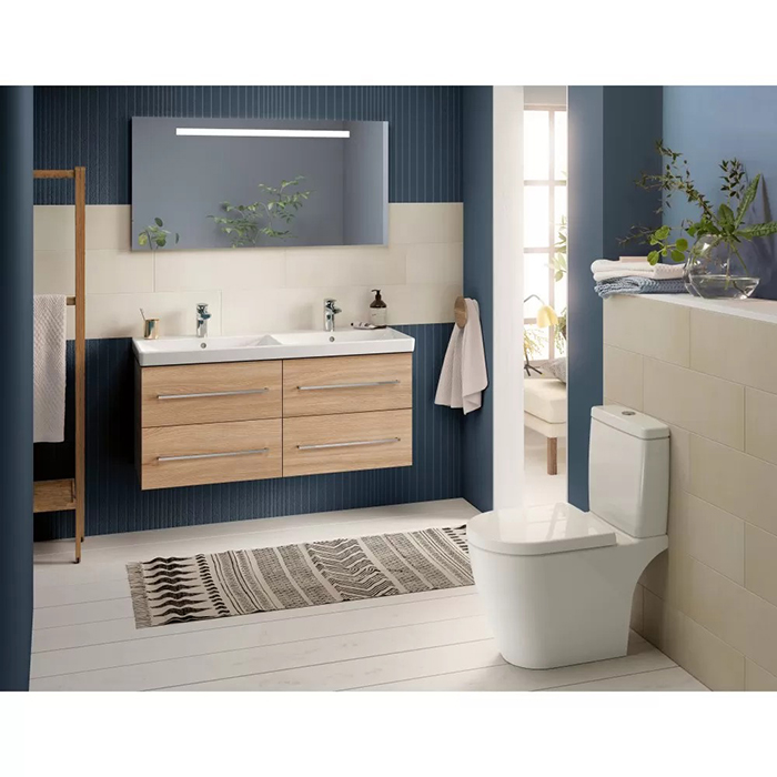 Villeroy&Boch Avento Сиденье с крышкой для унитаза, с микролифтом, нерж. сталь, цвет: альпийский белый