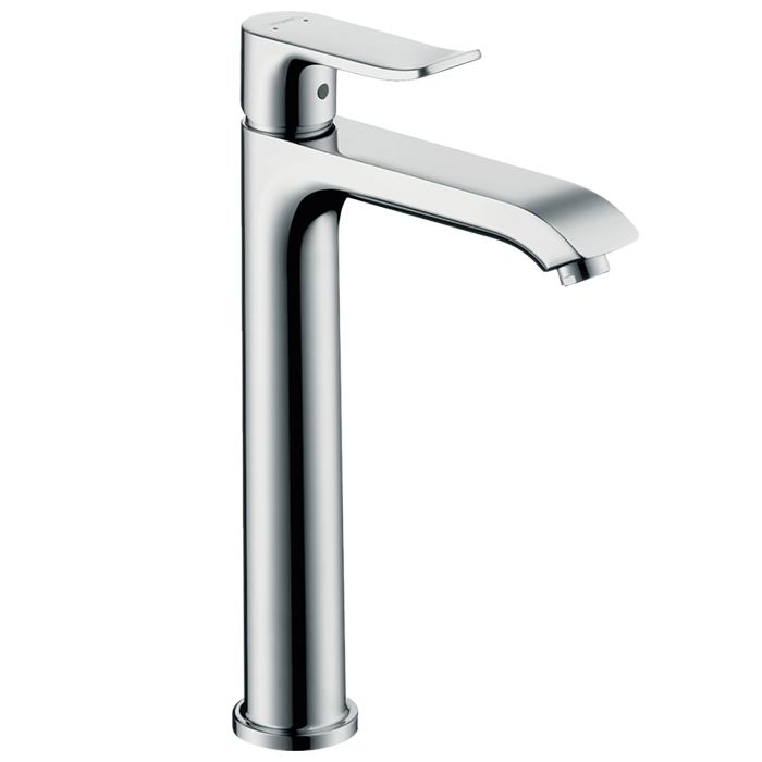 Hansgrohe Metris Смеситель для раковины с донным клапаном, на 1 отв., излив 141мм, h193мм, цвет: хром