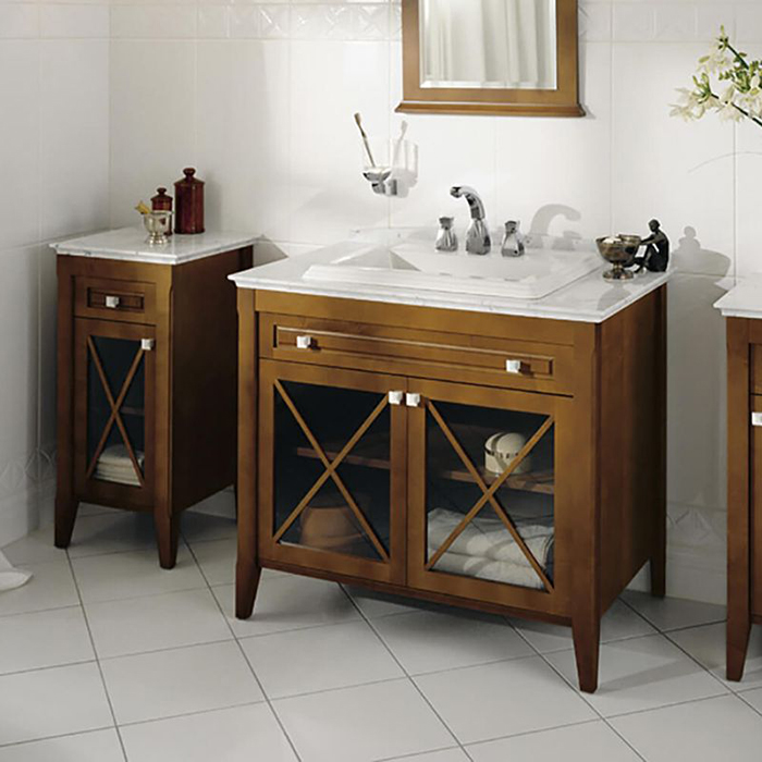 Villeroy&Boch Hommage Раковина 63х52.5 см, 3 отв., прямоугольная, с переливом, с антигрязевым покрытием CeramicPlus, цвет: белый