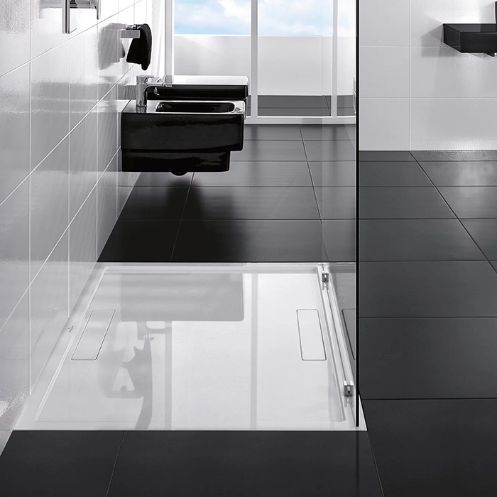 Villeroy&Boch Squaro Душевой поддон 160х90х1.8см., цвет: альпийский белый