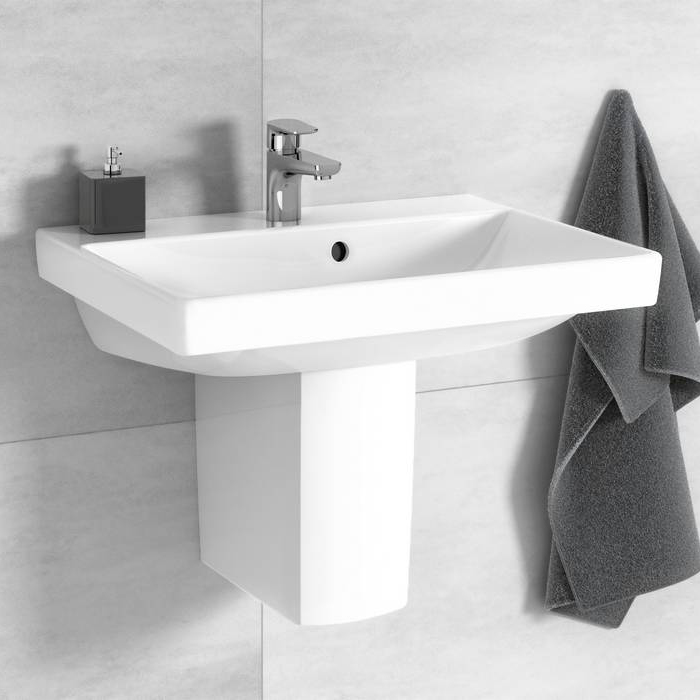 Villeroy&Boch Avento Раковина 55х37 см, 1 отв., с переливом, цвет: белый
