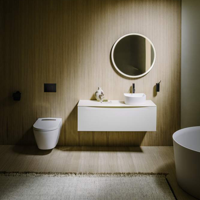 Laufen INEO SUNRISE Клавиша смыва, цвет: черный матовый