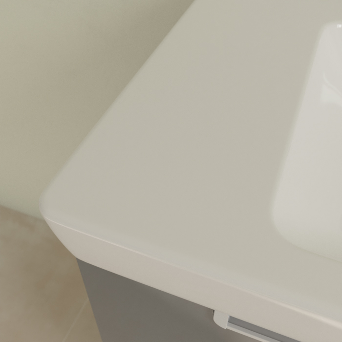 Villeroy&Boch Subway 2.0 Раковина 80x47 см, 1 отв., с переливом, с антигрязевым покрытием CeramicPlus, цвет: белый