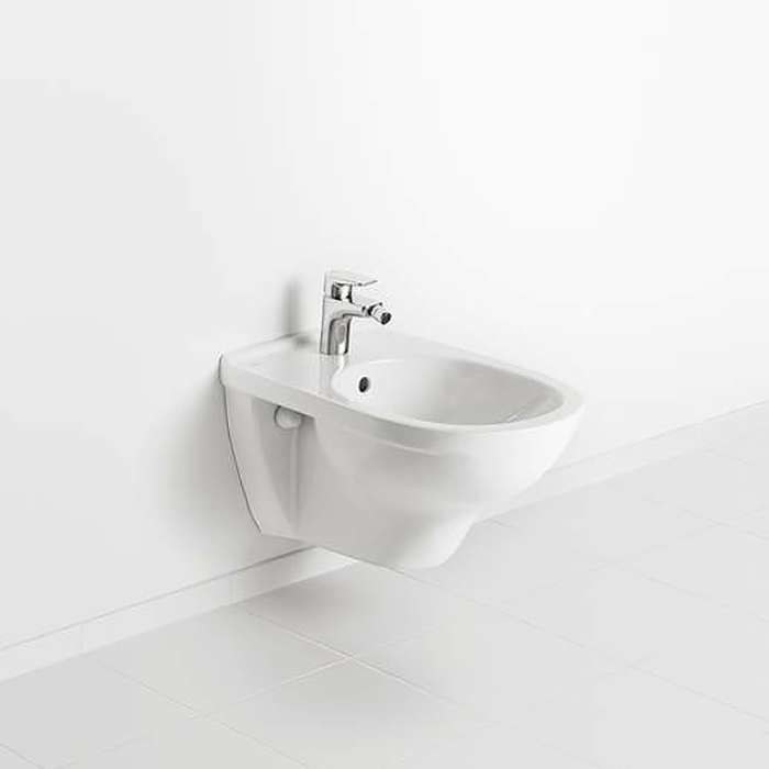 Villeroy&Boch O.novo Биде подвесное 36x56см., 1 отв., цвет: альпийский белый