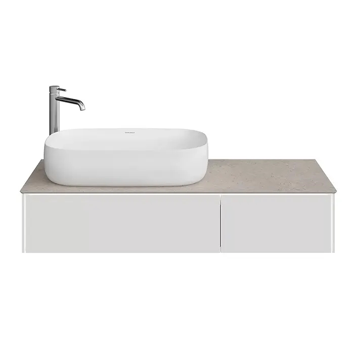 Kerama Marazzi Magica Тумба 115.4х48.5х22см., подвесная, 2 ящика, цвет: утренний серый матовый
