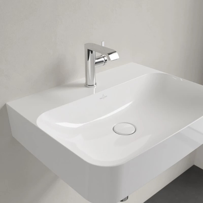 Villeroy&Boch Finion Раковина 60x47см., подвесная, 1 отв., без перелива, цвет: альпийский белый