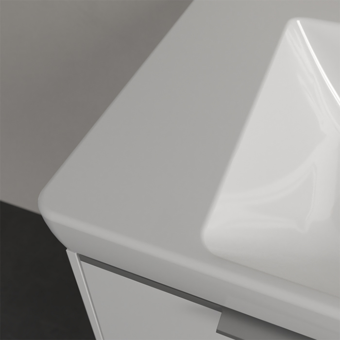 Villeroy&Boch Subway 3.0 Раковина 80х47х16.5см., 1 отв., подвесная, без перелива, цвет: альпийский белый