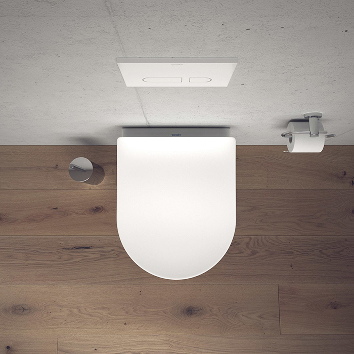 Duravit Soleil by Starck Унитаз 37x48 см, подвесной, безободковый, Weiß Hochglanz, HyG, цвет: белый