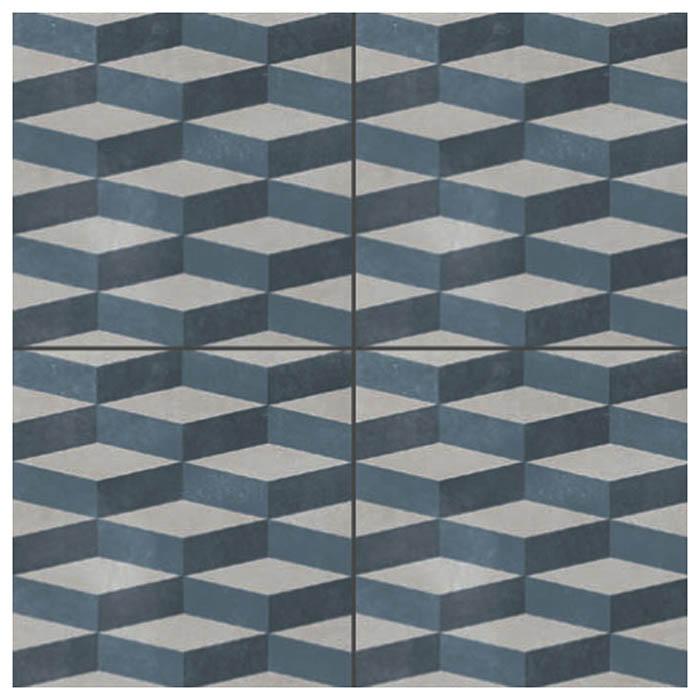 Mutina Azulej Керамогранит 20x20см, универсальный, глазурованный, цвет: cubo grigio