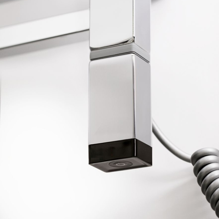 Neoinox Quadro Полотенцесушитель 94x53см, электрический, тэн, цвет: хром