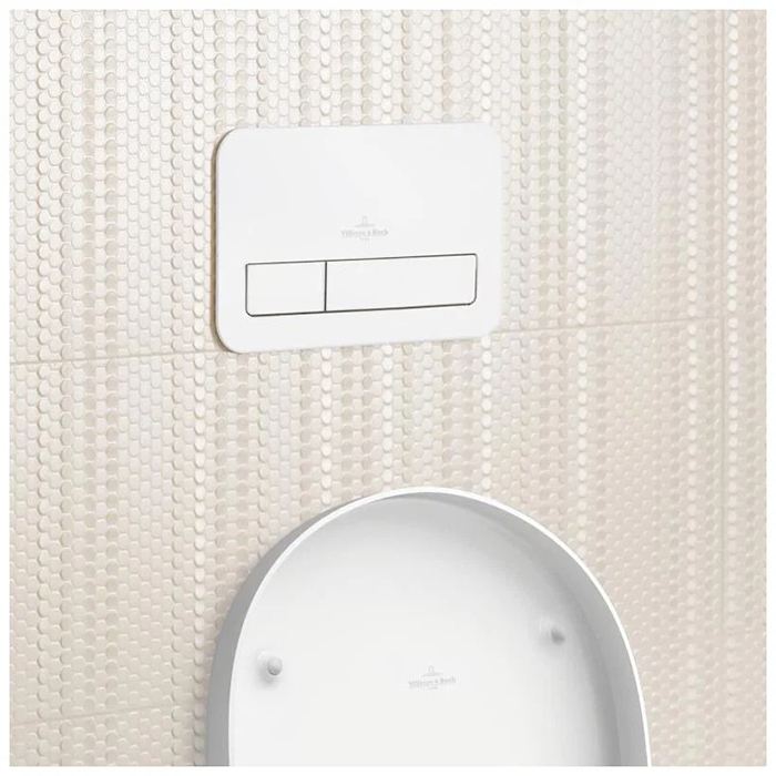 Villeroy&Boch ViConnect Клавиша смыва для унитаза, цвет: белый
