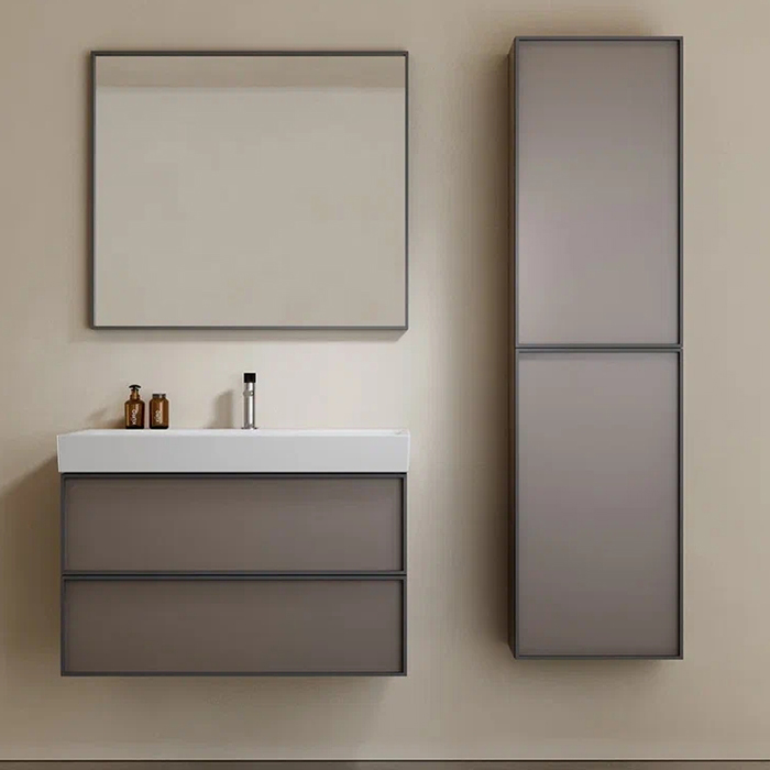 Verona Style Quadro зеркало подвесное 80х35х70см., в крашенной алюминиевой рамке без подсветки