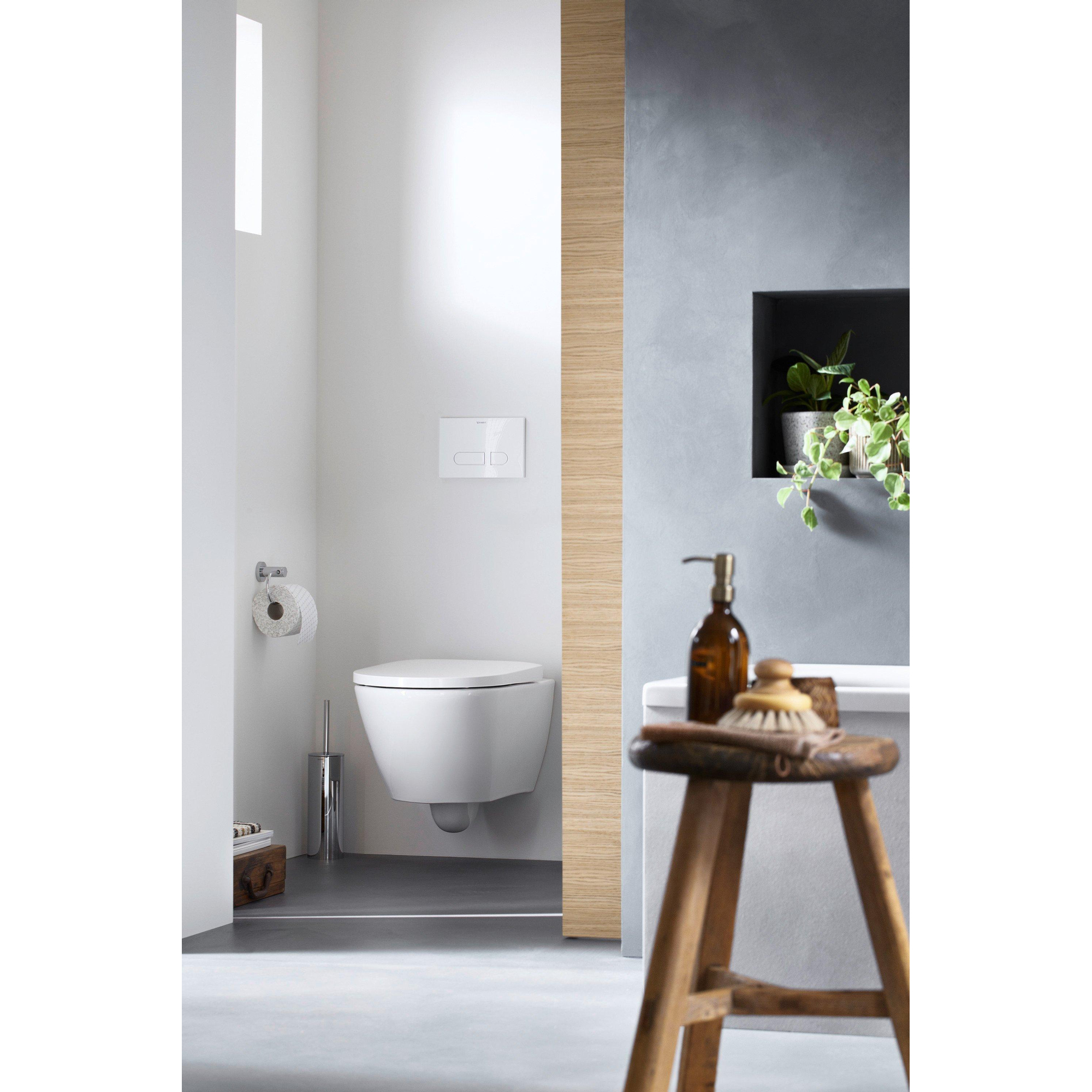 Duravit D-Neo Унитаз подвесной 37x54 см, безободковый, в комплекте с сиденьем 0021690000, цвет: белый