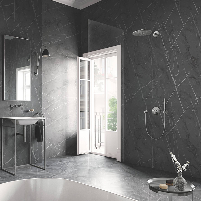 Grohe Grohtherm SmartControl Смеситель для ванны/душа, встраиваемый, термостатический, цвет: supersteel
