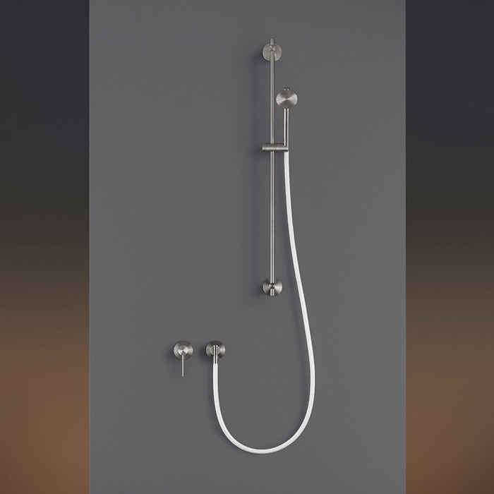 CEA Design GASTONE Смеситель для раковины, настенный, цвет: нержавеющая сталь