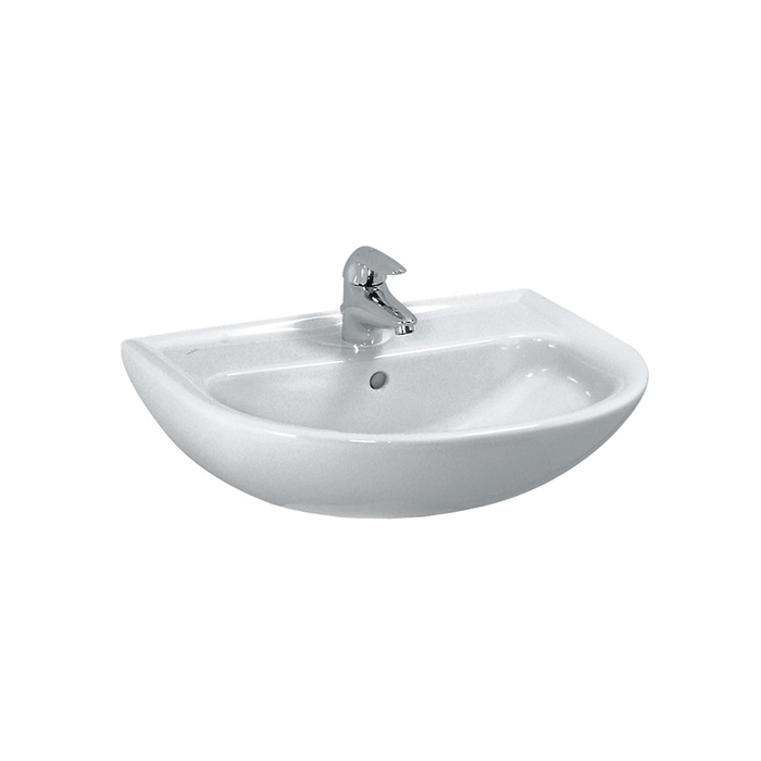 Laufen Pro Раковина 55x44x16 см, подвесная., с 1 отв., по центу, c переливом, цвет: белый