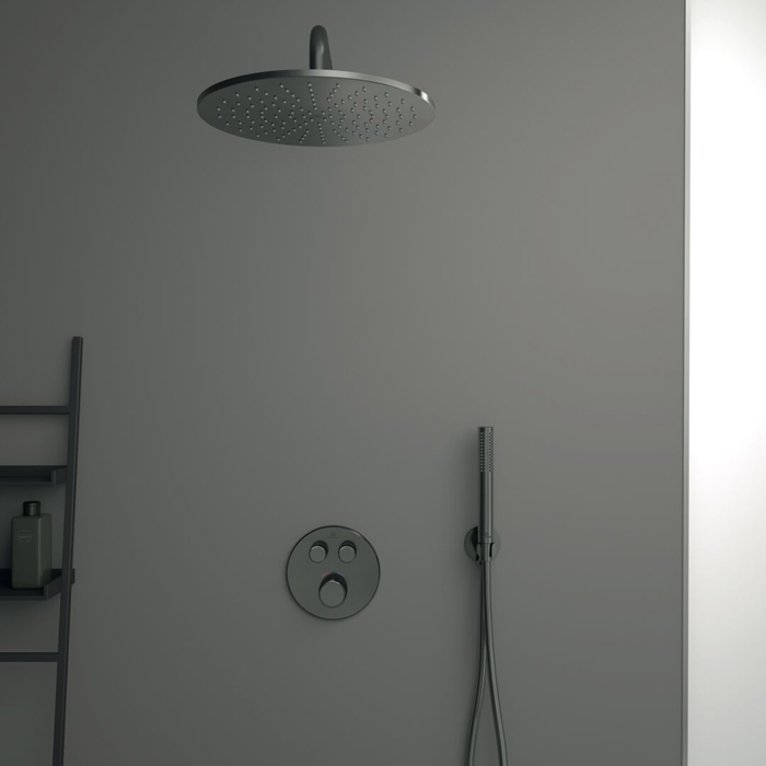 Ideal Standard Ceratherm Navigo Смеситель для душа, встраиваемый, термостатический, для монтажа с комплектом EASY-BOX A1000NU, цвет: PVD Magnetic Grey